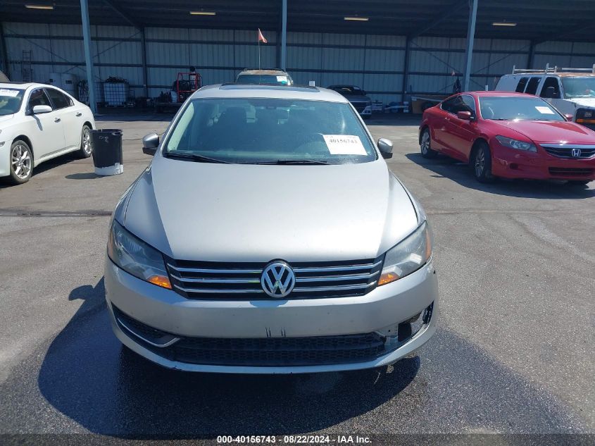 2013 Volkswagen Passat 2.5L Se VIN: 1VWBH7A32DC142001 Lot: 40156743