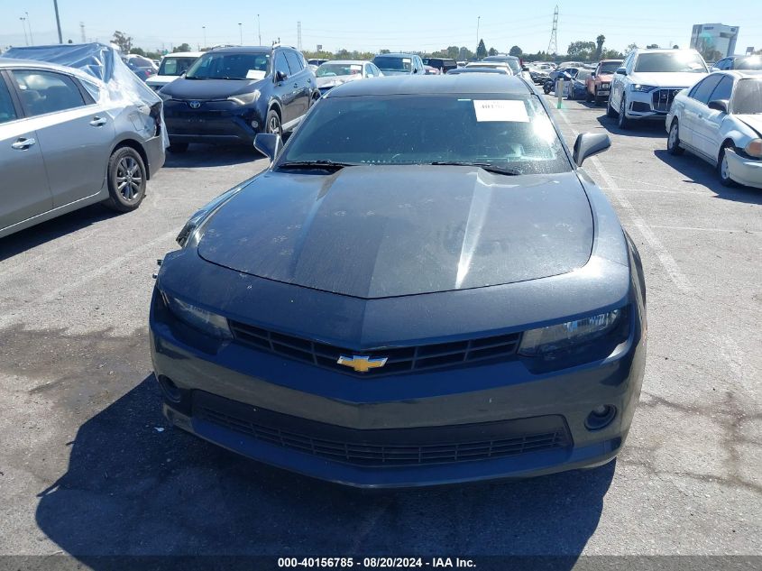 2014 Chevrolet Camaro Lt VIN: 2G1FC1E30E9220898 Lot: 40156785