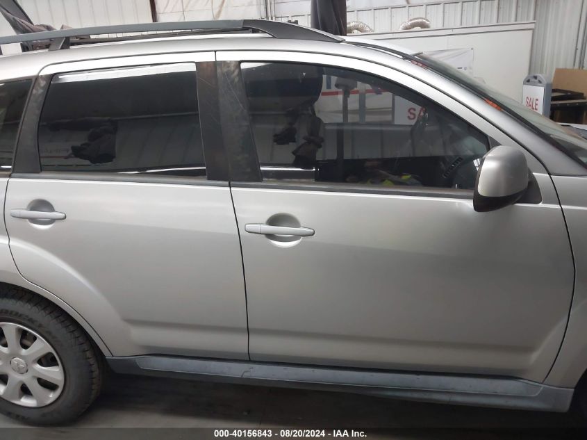 2012 Mitsubishi Outlander Es VIN: JA4AS2AW1CU012856 Lot: 40156843