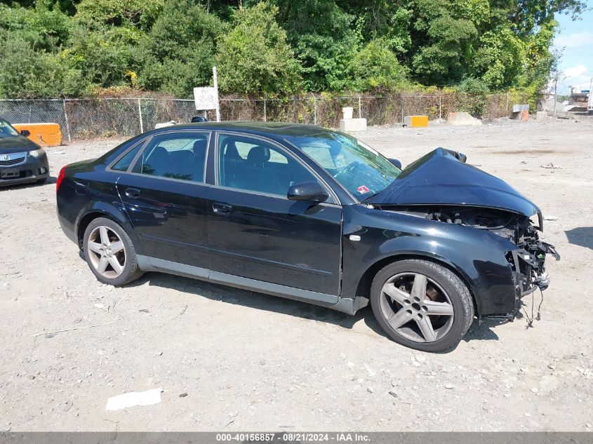 2004 Audi A4 1.8T Quattro VIN: WAULC68E44A018389 Lot: 40156857