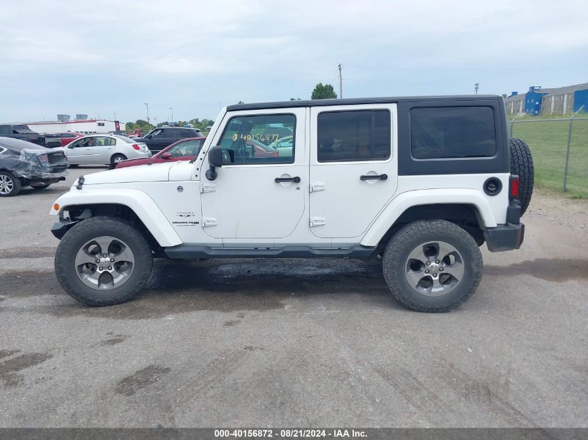 2018 Jeep Wrangler Sahara VIN: 1C4BJWEG8JL809048 Lot: 40156872