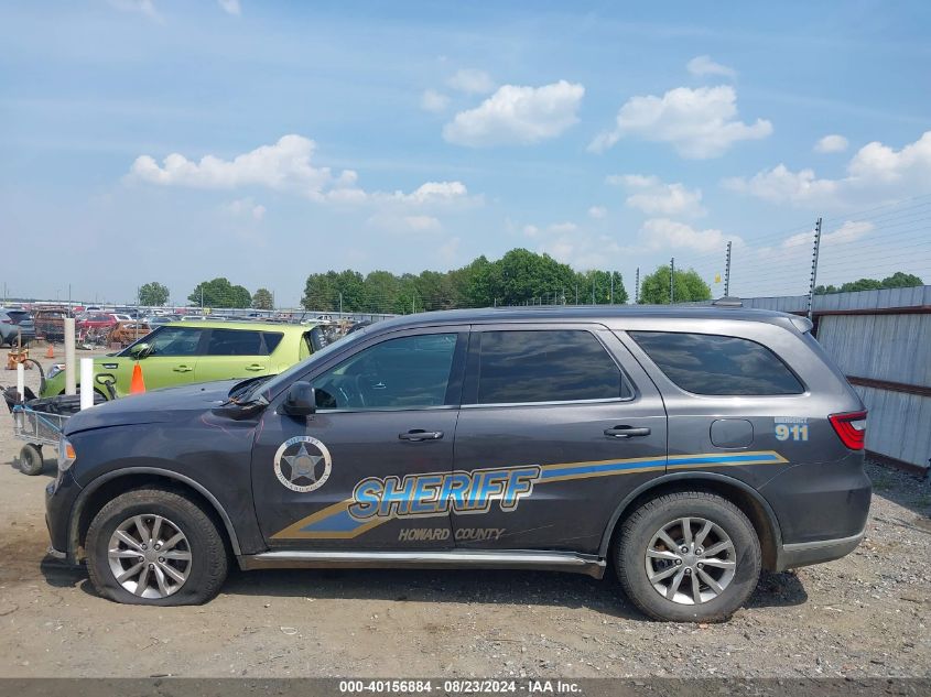 2018 Dodge Durango Special Service Awd VIN: 1C4SDJFTXJC439419 Lot: 40156884