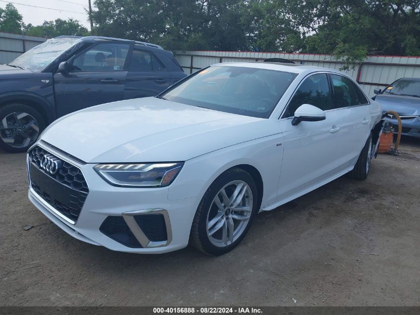 2024 Audi A4 Premium Plus 45 Tfsi S Line Quattro S Tronic VIN: WAUEAAF4XRN006579 Lot: 40156888