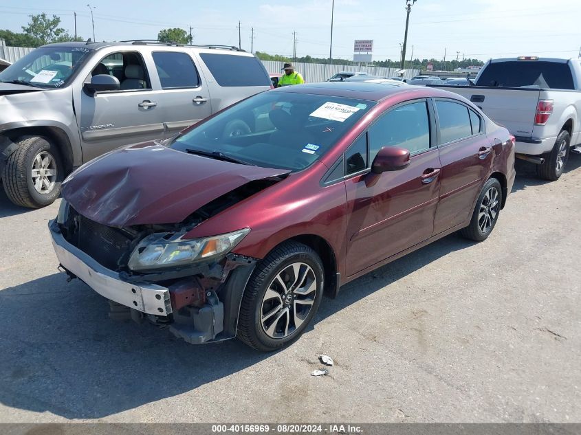 2013 Honda Civic Ex VIN: 19XFB2F82DE060310 Lot: 40156969