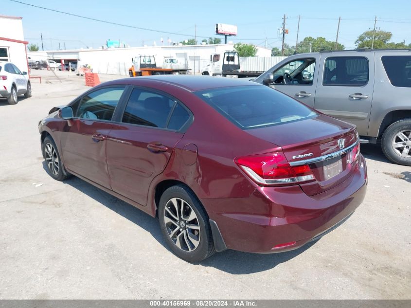 2013 Honda Civic Ex VIN: 19XFB2F82DE060310 Lot: 40156969