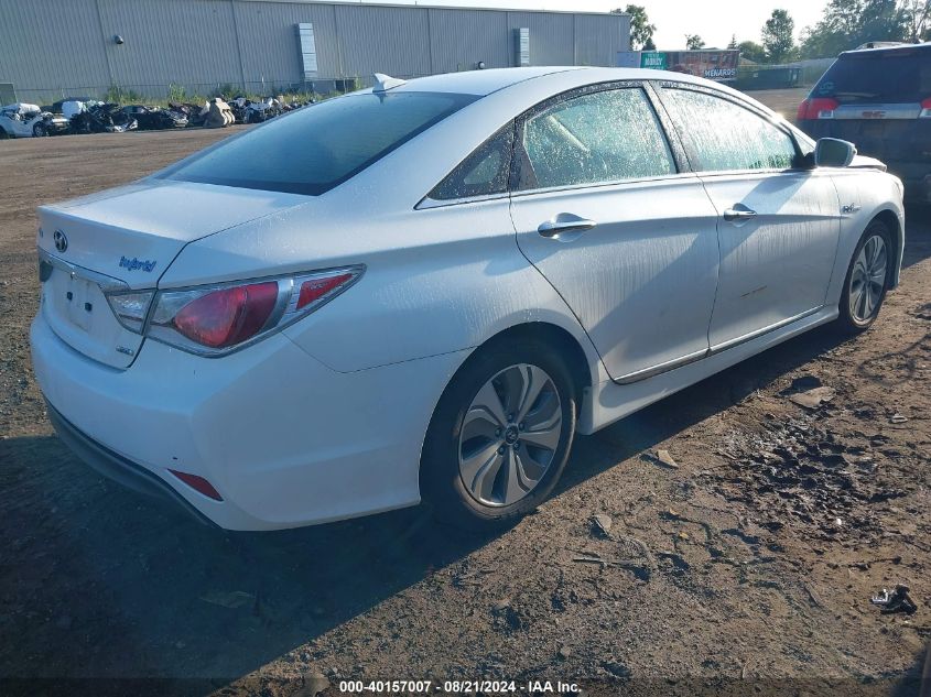 2013 Hyundai Sonata Hybrid Hybrid VIN: KMHEC4A42DA080452 Lot: 40157007