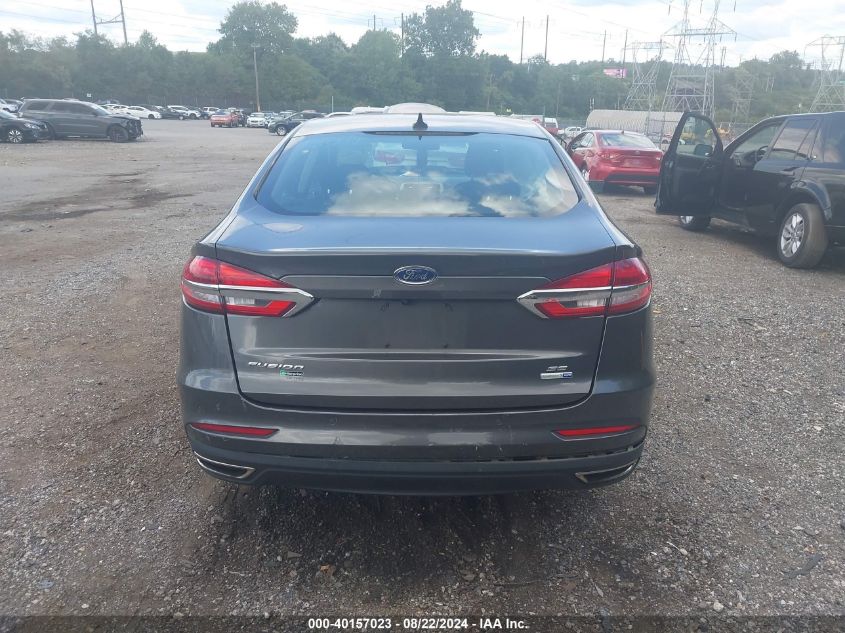 2019 Ford Fusion Se VIN: 3FA6P0T91KR265261 Lot: 40157023