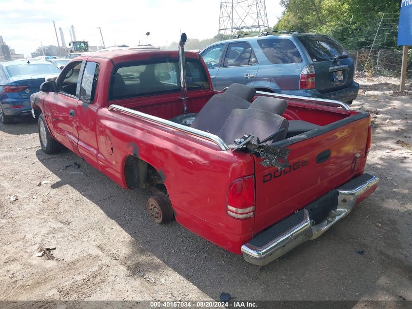 2000 Dodge Dakota Slt/Sport VIN: 1B7GL22X2YS718452 Lot: 40157034