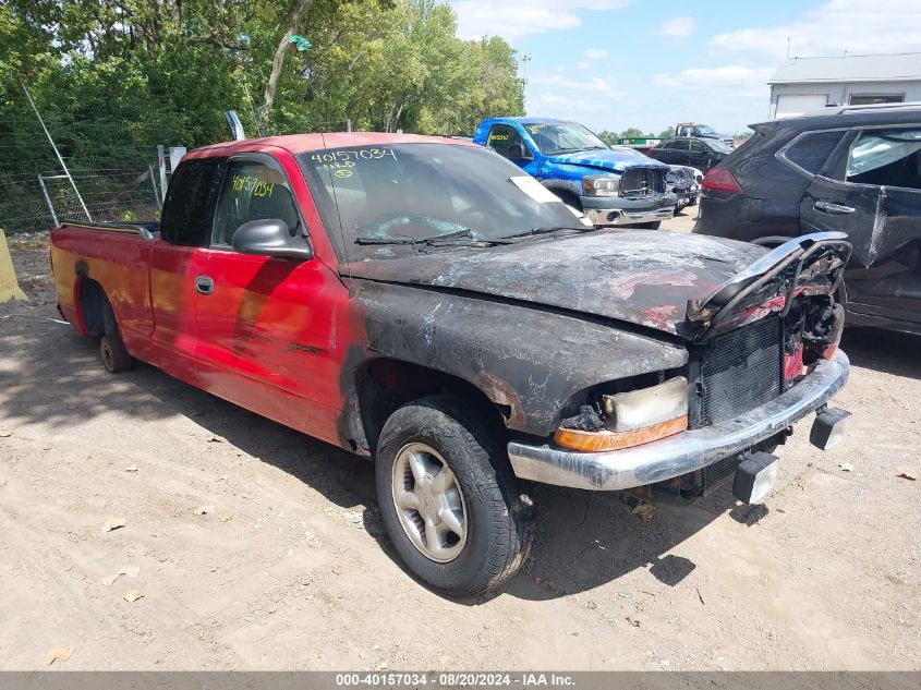 2000 Dodge Dakota Slt/Sport VIN: 1B7GL22X2YS718452 Lot: 40157034