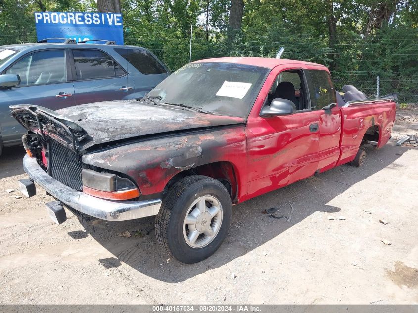 2000 Dodge Dakota Slt/Sport VIN: 1B7GL22X2YS718452 Lot: 40157034