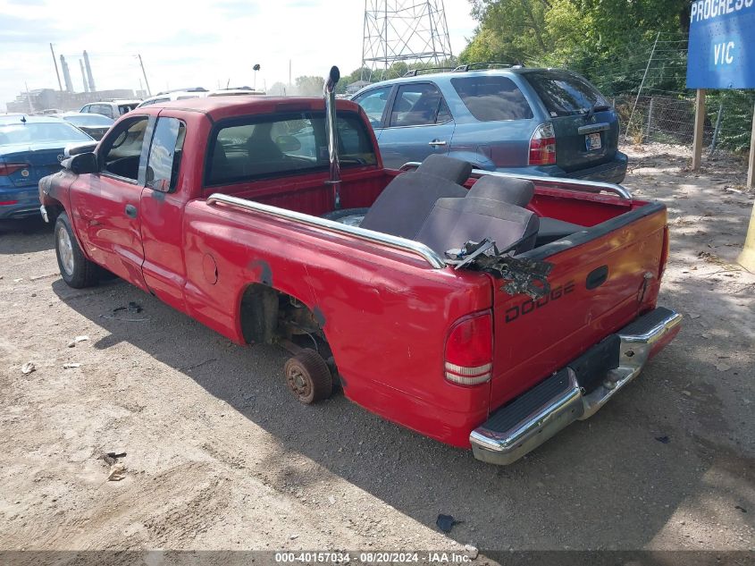 2000 Dodge Dakota Slt/Sport VIN: 1B7GL22X2YS718452 Lot: 40157034