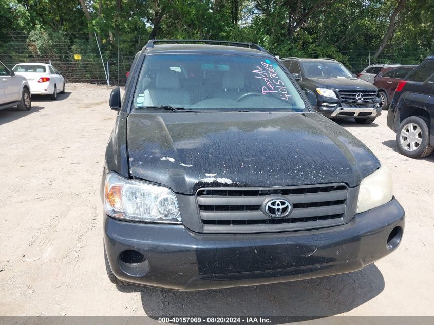 2004 Toyota Highlander V6 VIN: JTEEP21A040001364 Lot: 40157069
