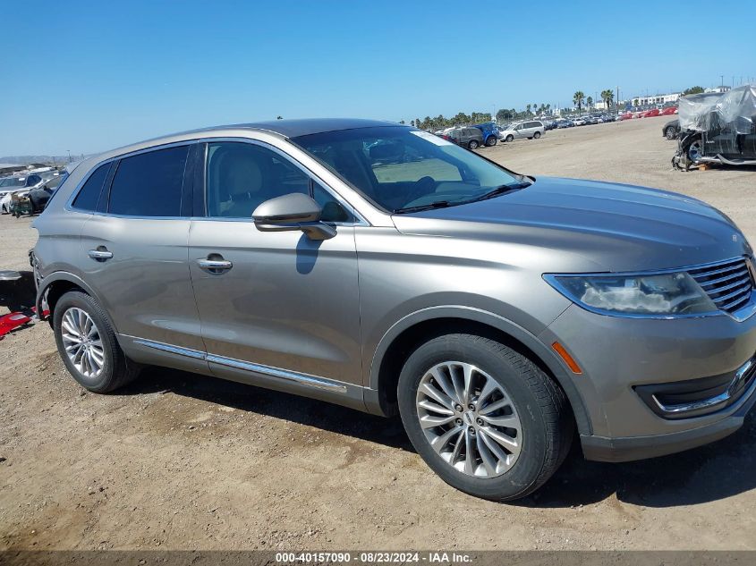 2016 Lincoln Mkx Select VIN: 2LMTJ6KR9GBL33380 Lot: 40157090