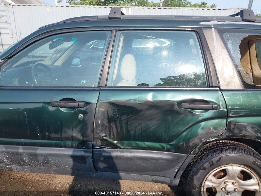 2005 Subaru Forester 2.5X VIN: JF1SG63675H728517 Lot: 40157143