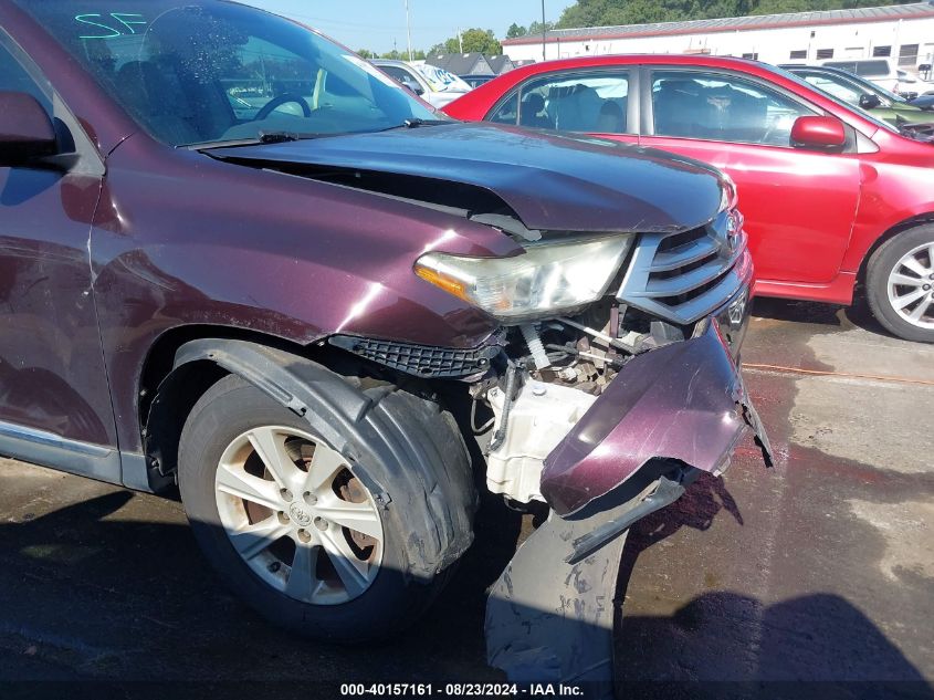 2013 Toyota Highlander VIN: 5TDZA3EH7DS036663 Lot: 40157161