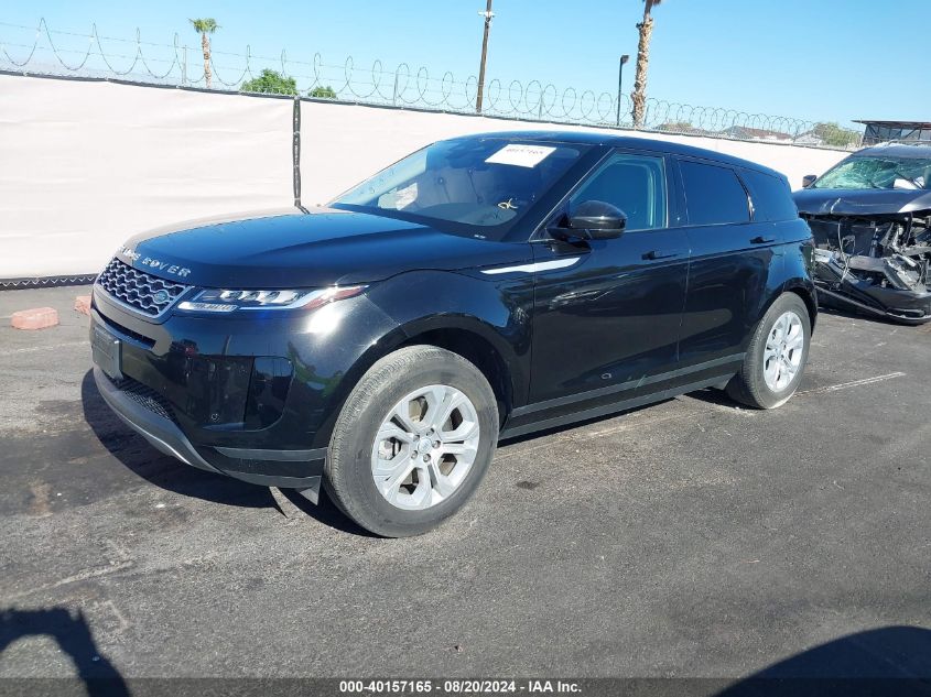 2022 Land Rover Range Rover Evoque S VIN: SALZJ2FXXNH165334 Lot: 40157165