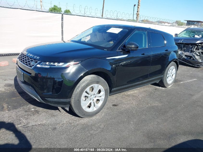 2022 Land Rover Range Rover Evoque S VIN: SALZJ2FXXNH165334 Lot: 40157165