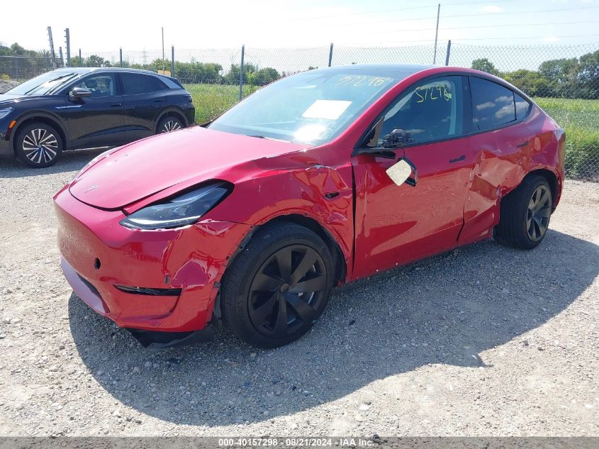 7SAYGDEE6PF673173 2023 TESLA MODEL Y - Image 2