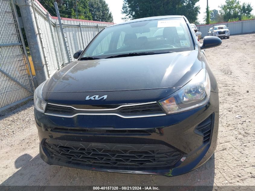 2022 Kia Rio Lx VIN: 3KPA24AD9NE486636 Lot: 40157320