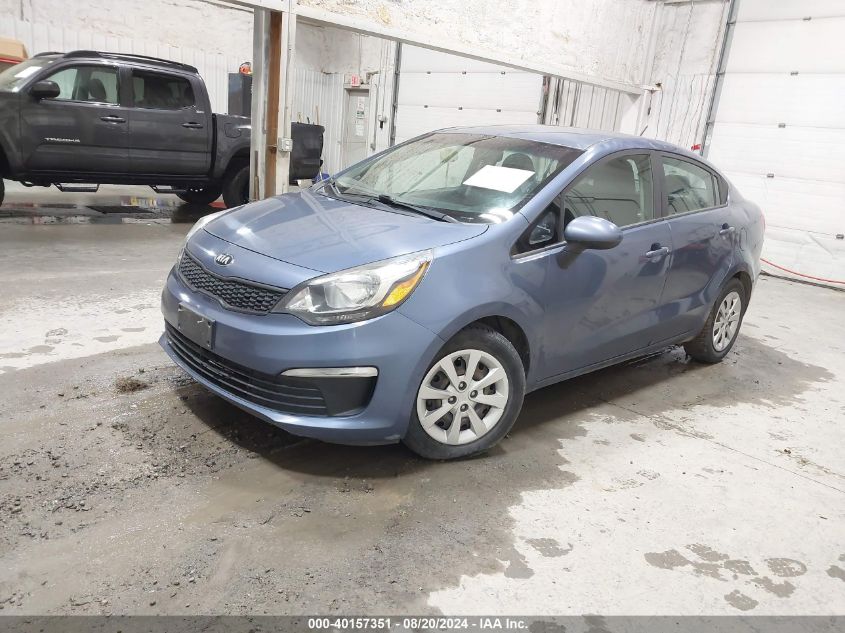 2016 Kia Rio Lx VIN: KNADM4A30G6690441 Lot: 40157351