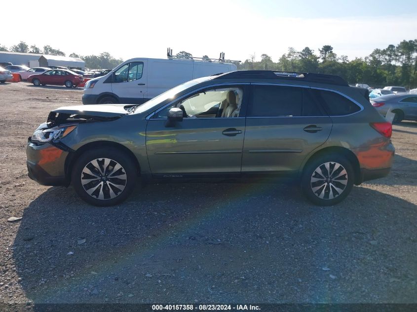 2017 Subaru Outback 2.5I Limited VIN: 4S4BSAKC5H3226315 Lot: 40157358