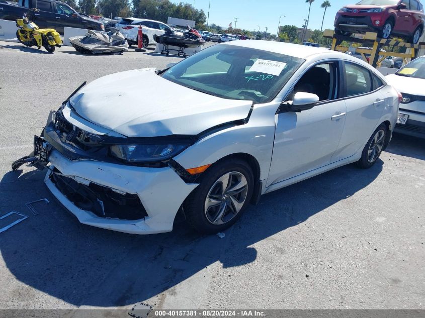 2019 Honda Civic Lx VIN: 2HGFC2F66KH554832 Lot: 40157381