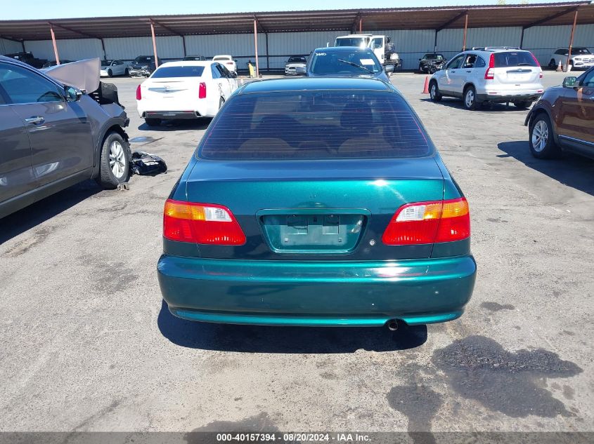 2000 Honda Civic Lx VIN: JHMEJ6673YS009624 Lot: 40157394