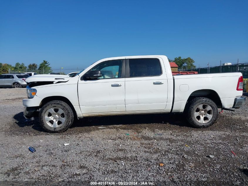 2019 Ram 1500 Big Horn/Lone Star 4X4 5'7 Box VIN: 1C6SRFFTXKN585542 Lot: 40157436