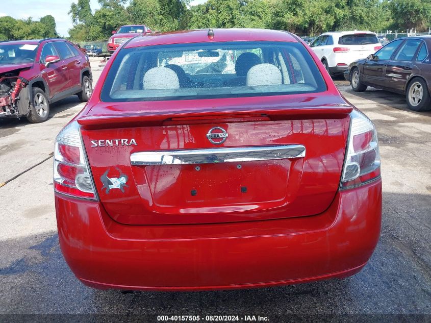 2011 Nissan Sentra 2.0S VIN: 3N1AB6AP0BL720811 Lot: 40157505