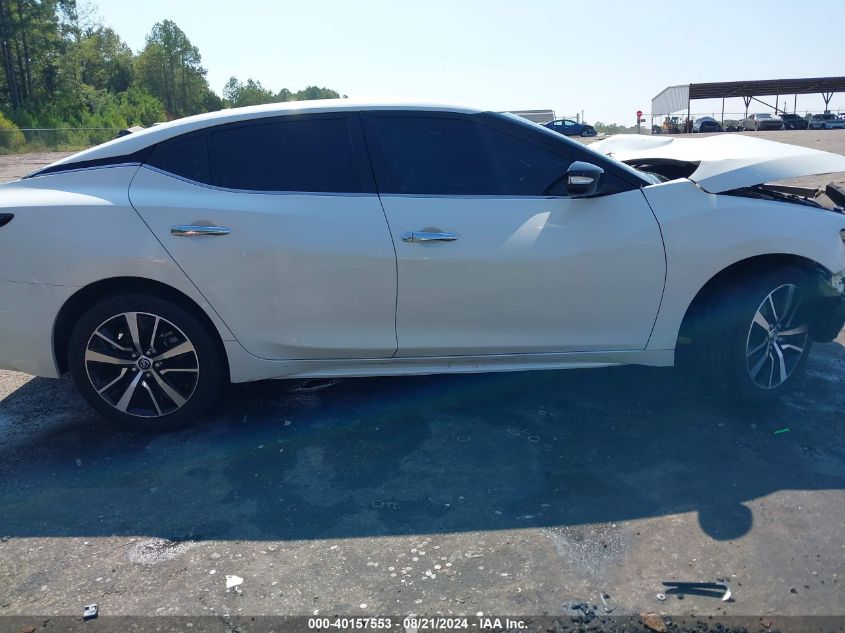 2022 Nissan Maxima Sv Xtronic Cvt VIN: 1N4AA6CV3NC501987 Lot: 40157553