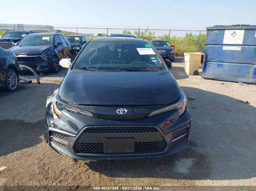 VIN JTDS4MCE2MJ056341 2021 TOYOTA COROLLA SE