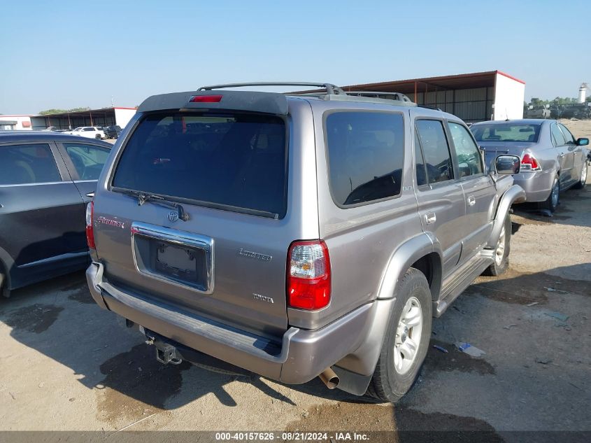 2002 Toyota 4Runner Limited VIN: JT3GN87R520240347 Lot: 40157626