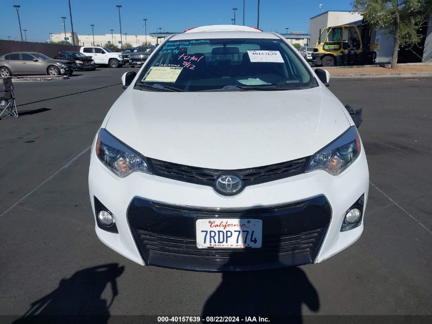 2016 Toyota Corolla S Plus VIN: 5YFBURHE5GP435212 Lot: 40157639