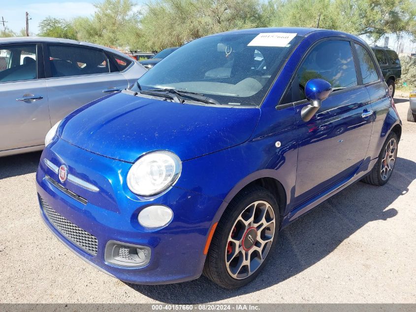 2013 Fiat 500 Sport VIN: 3C3CFFBR5DT514952 Lot: 40157660