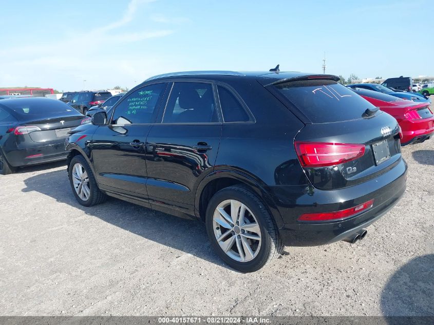 2018 Audi Q3 Premium VIN: WA1BCCFS0JR029127 Lot: 40157671