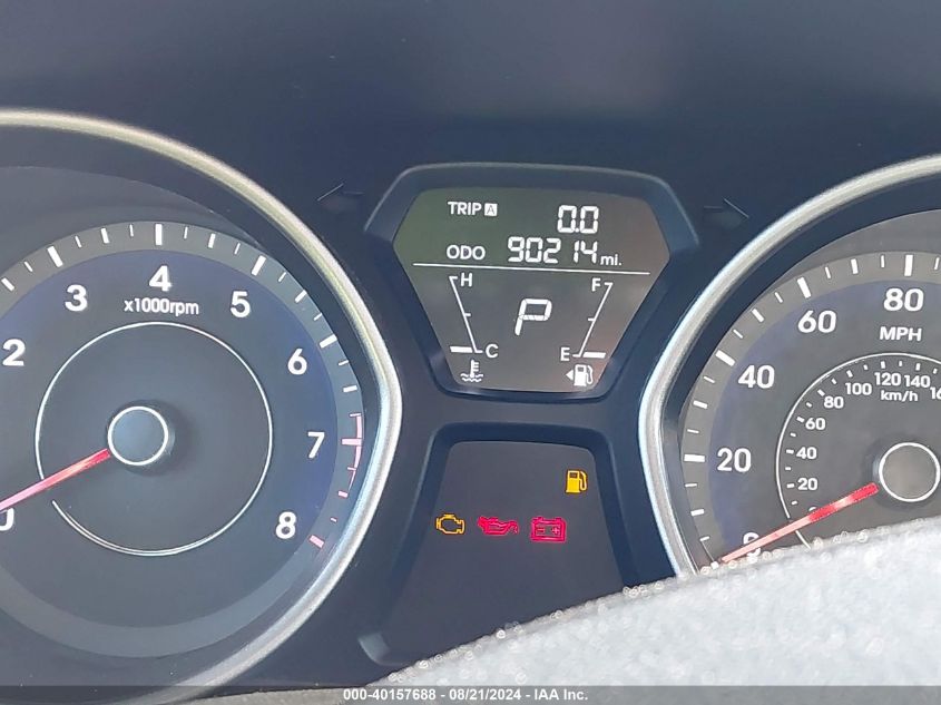 5NPDH4AE0DH226835 2013 Hyundai Elantra Gls