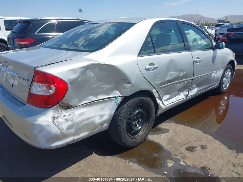 2003 Toyota Camry Le VIN: 4T1BE32K03U689198 Lot: 40157694