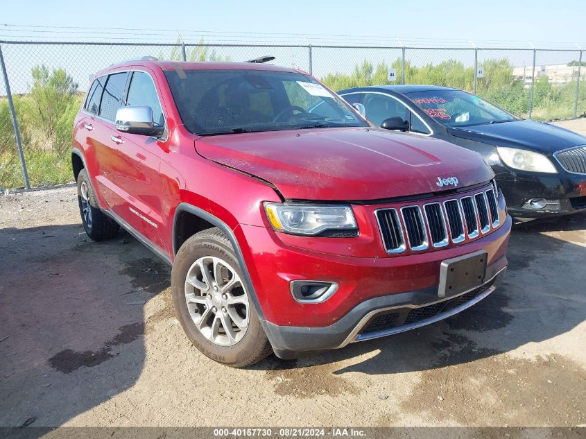 2014 Jeep Grand Cherokee Limited VIN: 1C4RJFBG7EC519182 Lot: 40157730