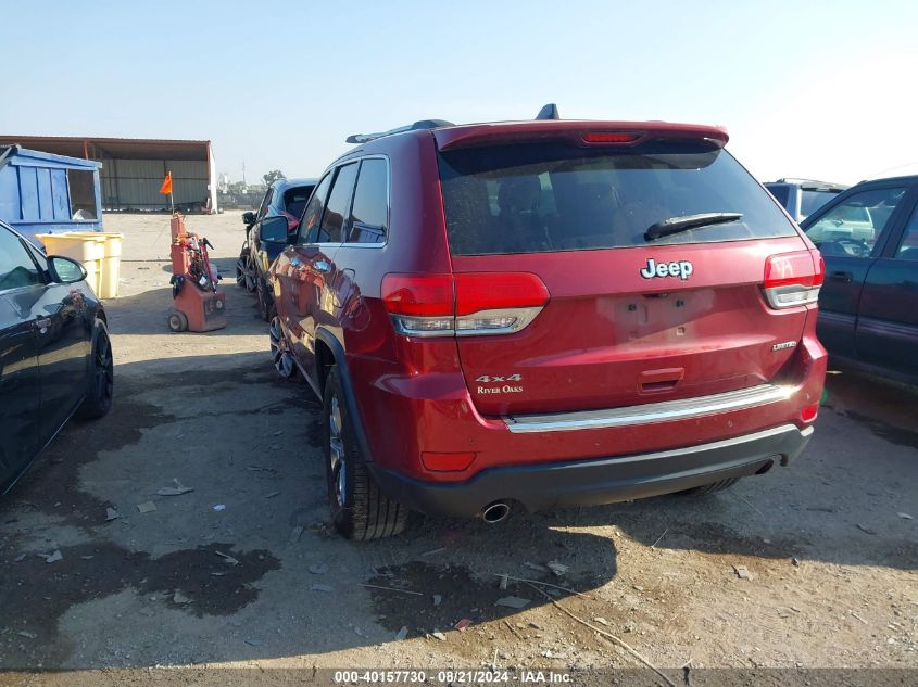 2014 Jeep Grand Cherokee Limited VIN: 1C4RJFBG7EC519182 Lot: 40157730