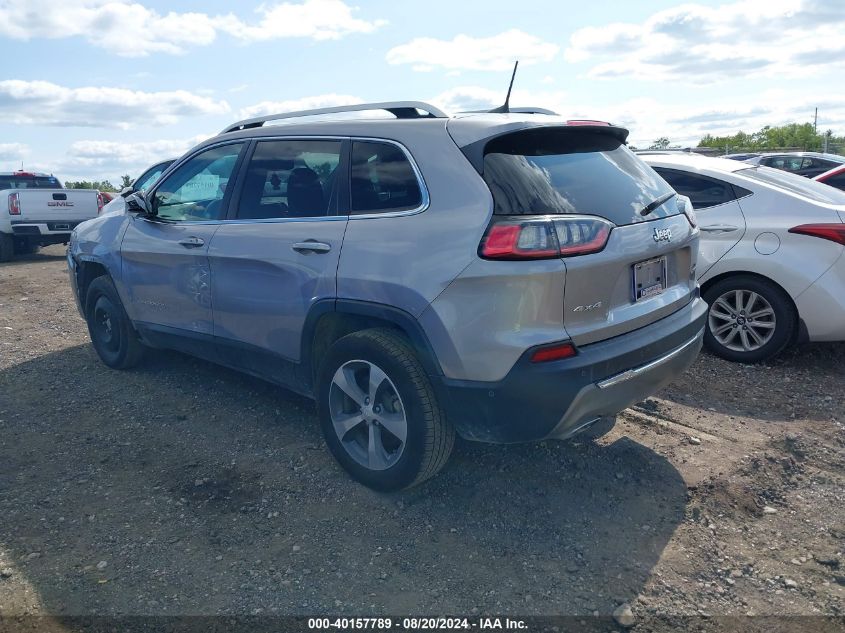 2019 Jeep Cherokee Limited 4X4 VIN: 1C4PJMDX7KD280389 Lot: 40157789