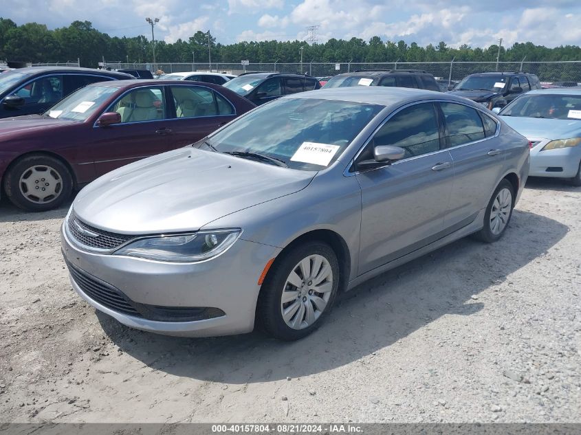 2017 Chrysler 200 Lx VIN: 1C3CCCFB3HN512529 Lot: 40157804