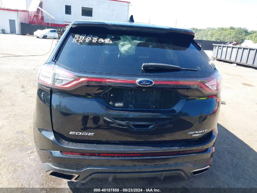 2015 Ford Edge Sport VIN: 2FMTK4AP0FBB10821 Lot: 40157858