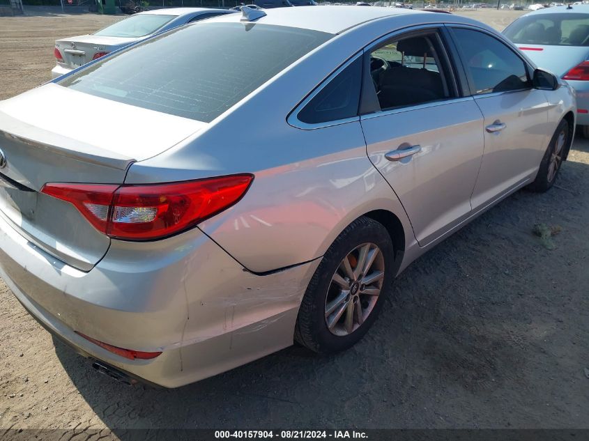 2016 Hyundai Sonata Se VIN: 5NPE24AF1GH387911 Lot: 40157904