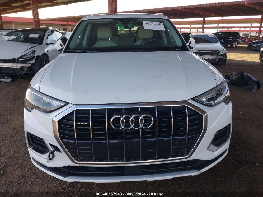 2022 Audi Q3 Premium 40 Tfsi Quattro Tiptronic VIN: WA1AUCF36N1037965 Lot: 40157948