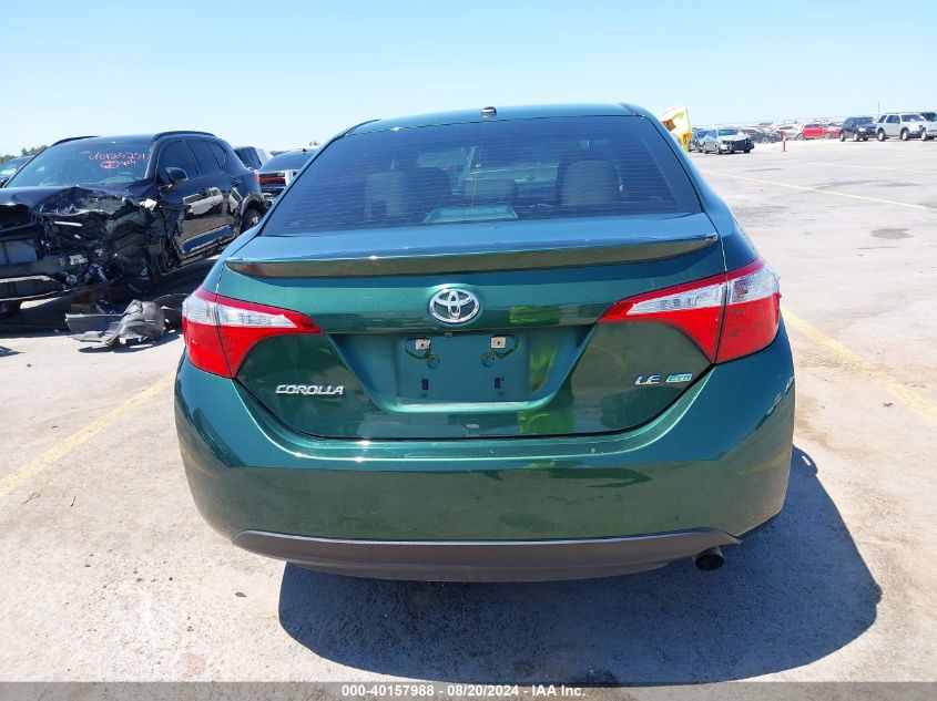 2014 Toyota Corolla Le Eco Plus VIN: 5YFBPRHEXEP090389 Lot: 40157988