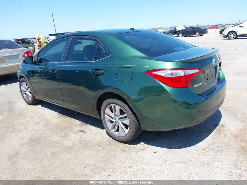 2014 Toyota Corolla Le Eco Plus VIN: 5YFBPRHEXEP090389 Lot: 40157988