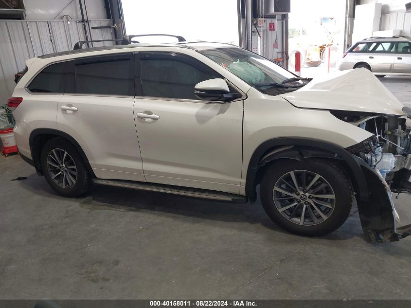 2018 Toyota Highlander Xle VIN: 5TDJZRFH5JS561322 Lot: 40158011