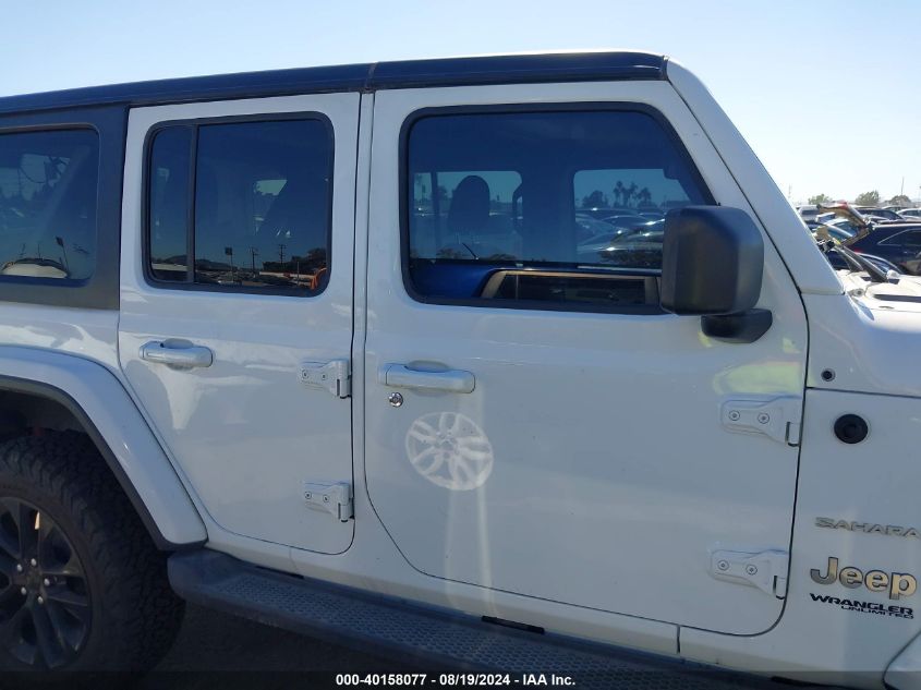 2021 Jeep Wrangler Unlimited Sahara 4X4 VIN: 1C4HJXEN6MW626068 Lot: 40158077