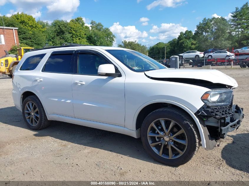 2018 Dodge Durango Gt Awd VIN: 1C4RDJDG1JC497374 Lot: 40158090