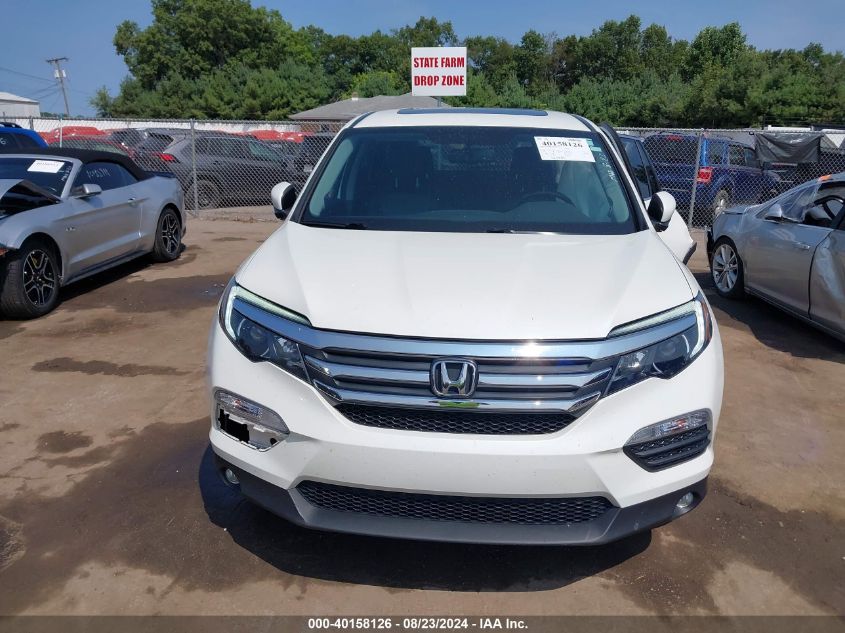 2018 Honda Pilot Ex-L VIN: 5FNYF6H58JB037174 Lot: 40158126